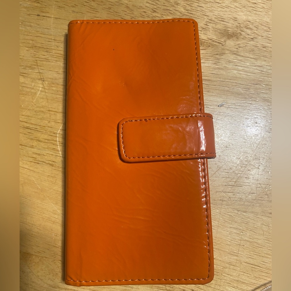 Ladies “RELATIVITY” orange wallet